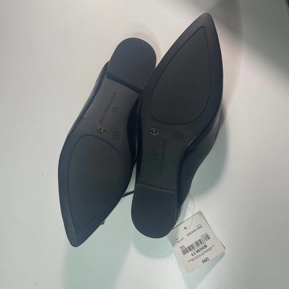 WORTHINGTON Camden Black Decorative Flat Mule Size 6.5 NIB - Picture 7 of 8